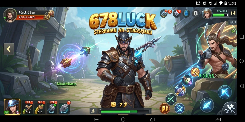 Tampilan dinamis gameplay di 678LUCK yang memukau.