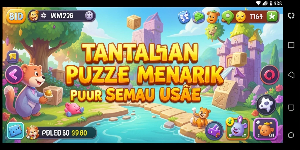 Screenshot gameplay 8ID menampilkan tantangan Puzzle yang menarik.
