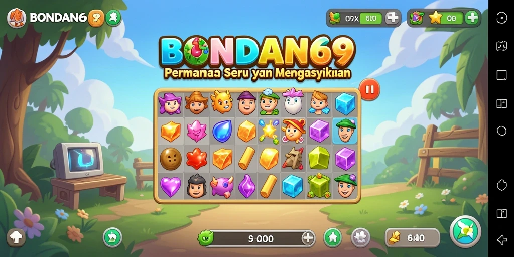 Tampilan menawan dari gameplay BONDAN69 yang seru dan memikat.