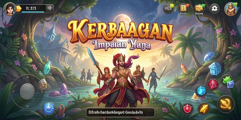 Tampilan menarik D73 dengan gameplay SLG yang mendalam.
