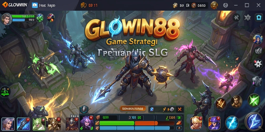 Tampilan gameplay GLOWIN88 dengan aksi strategi seru.