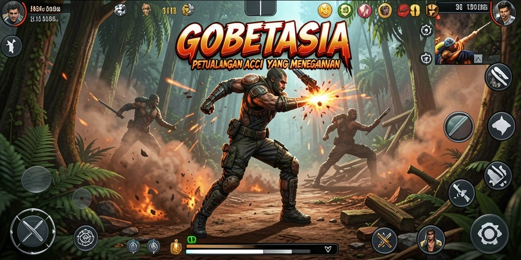 Screenshot GOBETASIA menampilkan aksi pertarungan yang intens dan menyenangkan.