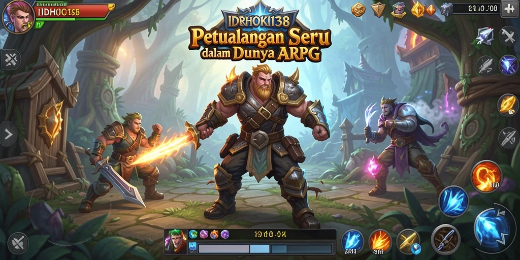 Tampilan menakjubkan dari gameplay ARPG IDRHOKI138