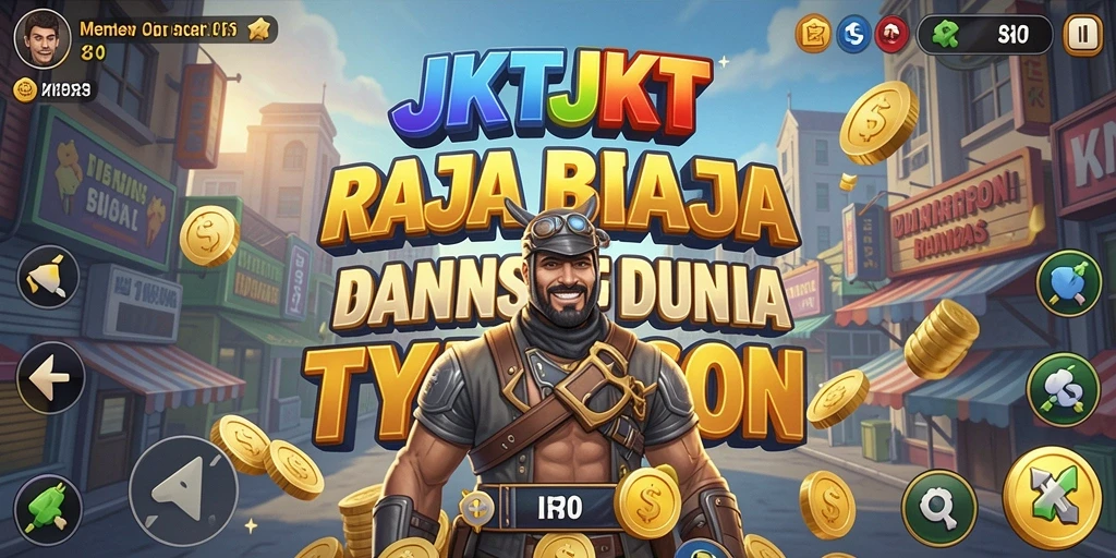 Gameplay JKTJKT yang menantang dan seru di dunia bisnis Tycoon.