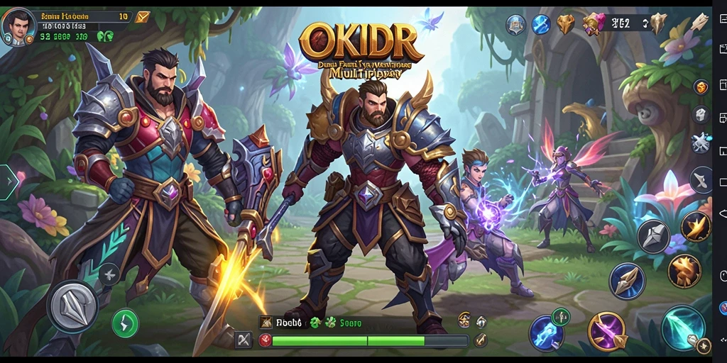 Screenshot gameplay OKIDR yang menampilkan petualangan seru dalam MMORPG.