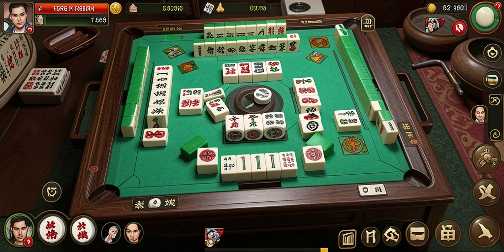 Screenshot gameplay R6R6 menampilkan tantangan menyusun ubin Mahjong.