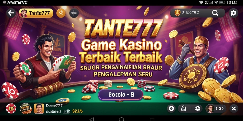 Screenshot gameplay TANTE777 menampilkan momen seru permainan Kasino.