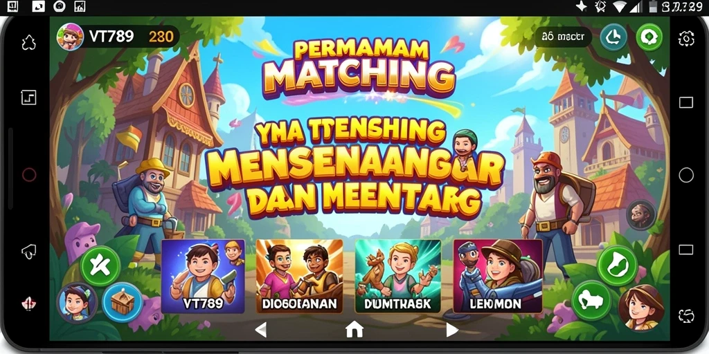 Gameplay seru dari VT789 yang penuh warna dan tantangan.